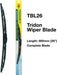 Tridon Wiper Complete Blade 660mm 26In TBL26 Tridon - Micks Gone Bush
