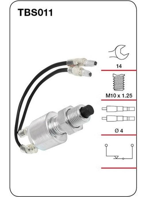 Tridon Brake Light Switch TBS011 Tridon - Micks Gone Bush