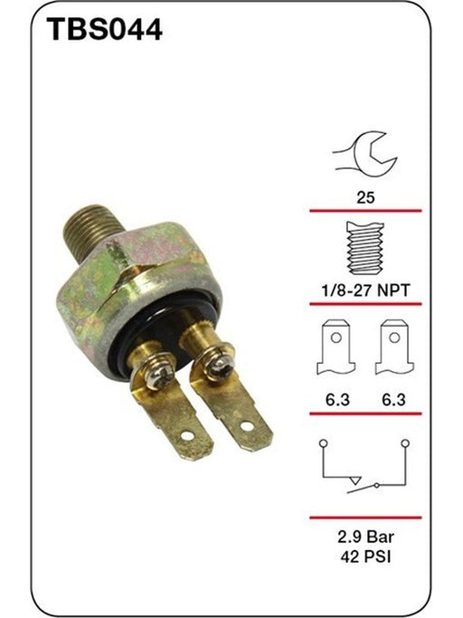 Tridon Brake Light Switch TBS044 Tridon - Micks Gone Bush