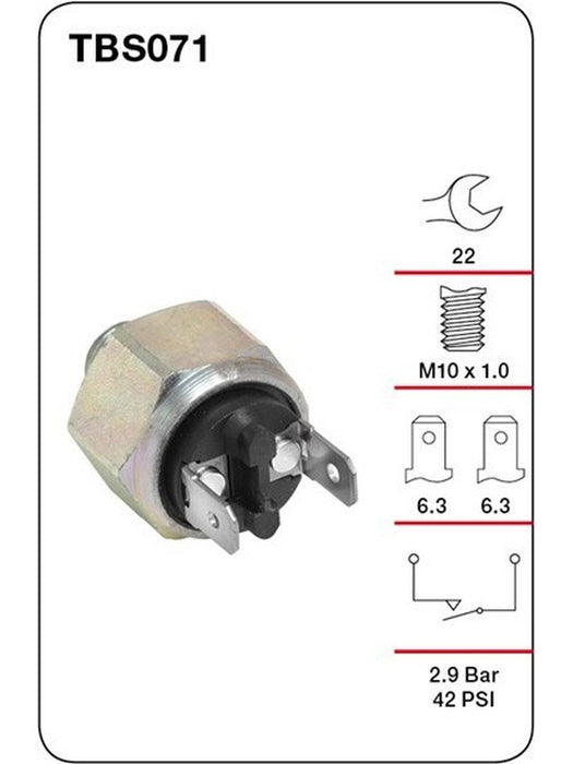Tridon Brake Light Switch TBS071 Tridon - Micks Gone Bush