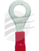 Jaylec Pck 100 Ring Terminal 6mm Insul Pvc Copper Sleeve Red TE1106 Ring Terminals Jaylec - Micks Gone Bush