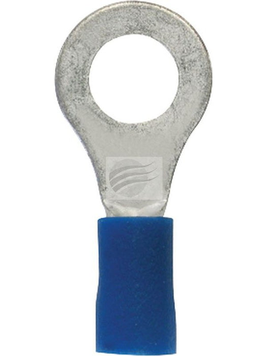 Jaylec Ring Terminal 6mm Blue [ref Narva 56080BL] Pack 10 TE1206BL Ring Terminals Jaylec - Micks Gone Bush