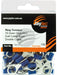 Jaylec Pack 100 Ring Terminal 10mm Insul Pvc Double Crimp Blue TE1210 Ring Terminals Jaylec - Micks Gone Bush
