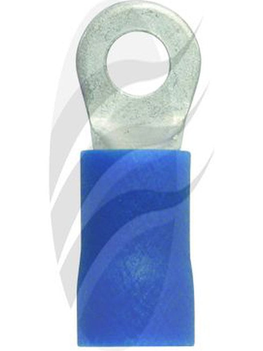 Jaylec Pack 100 Ring Terminal 3mm Insul Pvc Std Crimp Blue Use Te1203 TE2203 Ring Terminals Jaylec - Micks Gone Bush