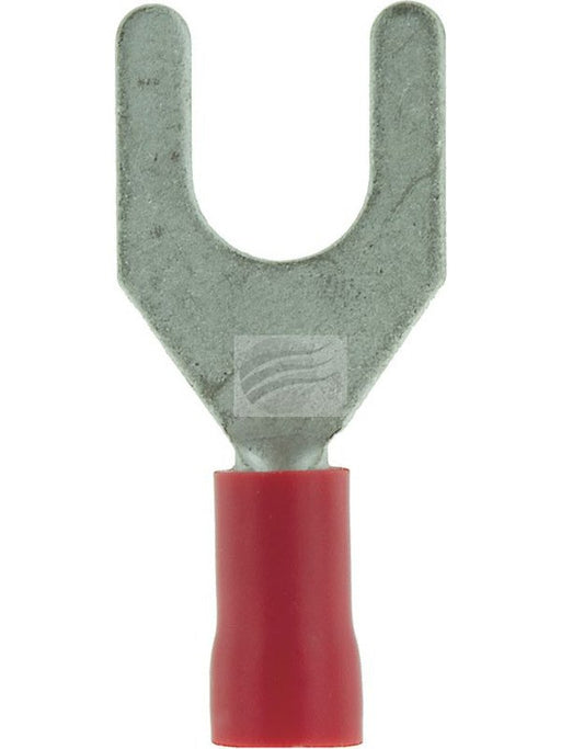 Jaylec Pack 100 Spade Terminal 6mm Insu L Pvc Std Crimp Red TE3106 Solderless Terminal Kits Jaylec - Micks Gone Bush