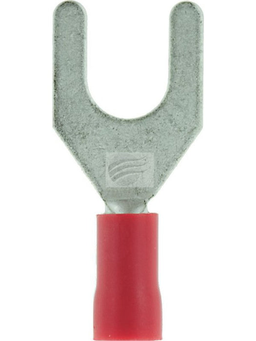 Jaylec Pack 100 Spade Terminal 6mm Insu L Pvc Std Crimp Blue TE3206 Solderless Terminal Kits Jaylec - Micks Gone Bush