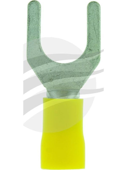 Jaylec Pack 50 Spade Terminal 8mm Insul Pvc Std Crimp Yellow Use Te3808 TE3508 Solderless Terminal Kits Jaylec - Micks Gone Bush
