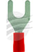 Jaylec Pck 10 Spade Terminal 5mm Insul Pvc Copper Sleeve Red TE3605BL Solderless Terminal Kits Jaylec - Micks Gone Bush