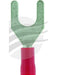Jaylec Pck 10 Spade Terminal 6mm Insul Pvc Copper Sleeve Red TE3606BL Solderless Terminal Kits Jaylec - Micks Gone Bush
