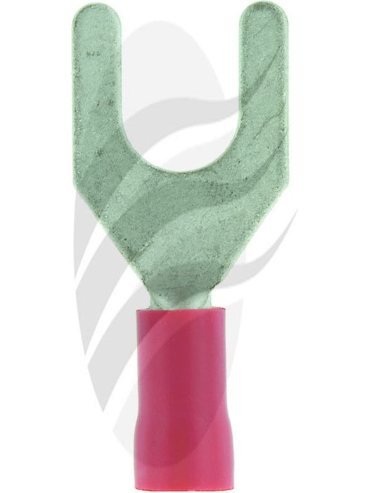Jaylec Pck 100 Spade Terminal 6mm Insul Pvc Copper Sleeve Red TE3606 Solderless Terminal Kits Jaylec - Micks Gone Bush
