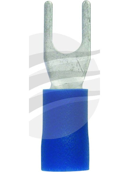 Jaylec Pack 10 Spade Terminal 3mm Insul Pvc Copper Sleeve Double Crimp TE3703BL Solderless Terminal Kits Jaylec - Micks Gone Bush