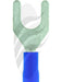Jaylec Pck 100 Spade Terminal 6mm Insul Pvc Copper Sleeve Blue TE3706 Solderless Terminal Kits Jaylec - Micks Gone Bush