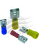 Jaylec Pck 100 Female Blade Terminal 6.3mm Insul Pvc Copper Sleeve TE4116 Solderless Terminal Kits Jaylec - Micks Gone Bush
