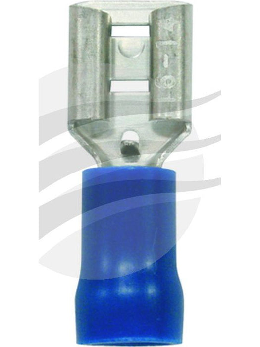 Jaylec Pck 100 Female Blade Terminal 6.3mm Insul Pvc Copper Sleeve TE4126 Solderless Terminal Kits Jaylec - Micks Gone Bush