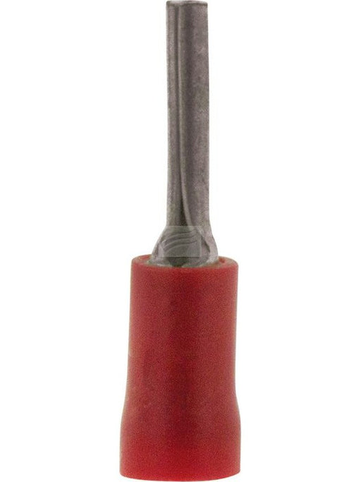 Jaylec Pck 100 Pin Crimp Terminal Red 3mm Insul Pvc Copper Sleeve Double TE4480 Others Jaylec - Micks Gone Bush
