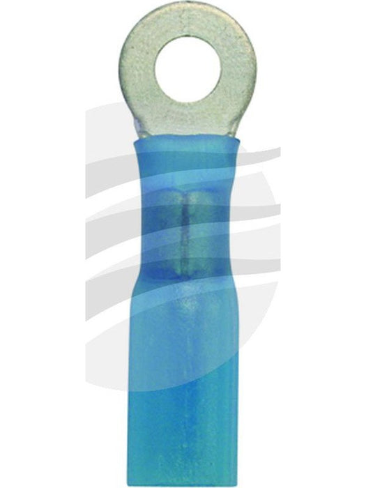 Jaylec Pack 10 Ring Terminal 3.5mm Blue Waterproof Heat Shrinkable Std TE5223 Ring Terminals Jaylec - Micks Gone Bush