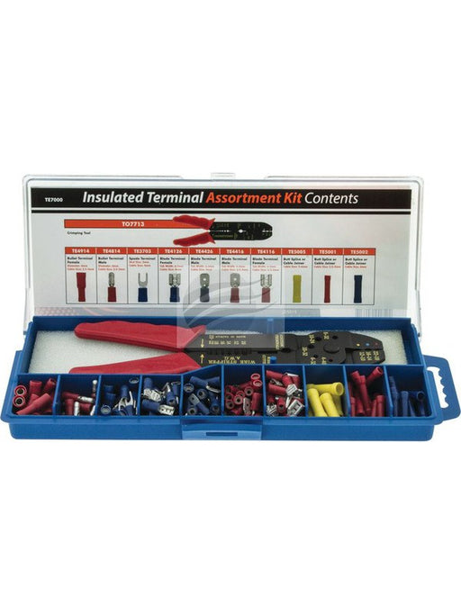 Jaylec Double Crimped Terminal Assortment Kit 142 Pcs Inc Crimp Tool TE7000 Wire Crimping Tools Jaylec - Micks Gone Bush