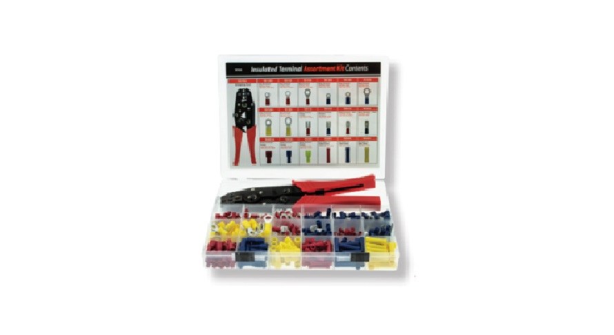 Jaylec Double Crimped Terminal Assortment Kit 456 Pcs Inc Crimp Tool TE7003 Wire Crimping Tools Jaylec - Micks Gone Bush