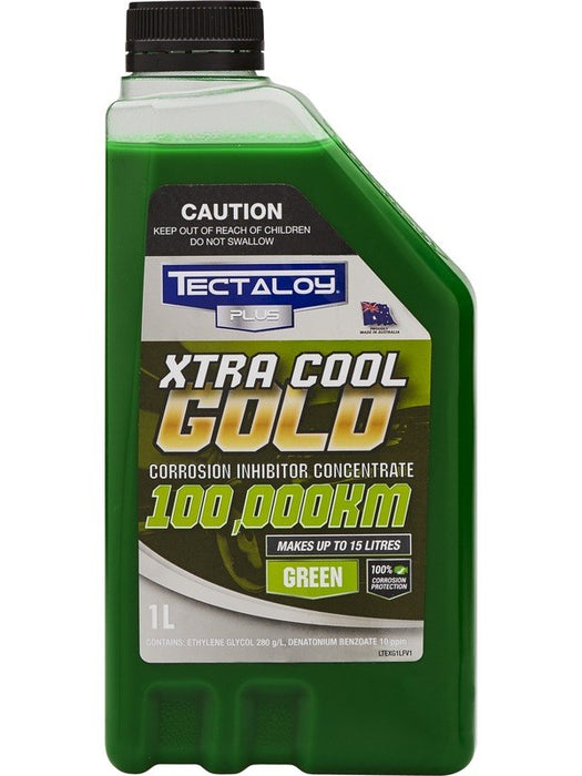 Tectaloy Xtra Cool Gold Coolant Concentrate Green 1L TEXG1L TECTALOY - Micks Gone Bush