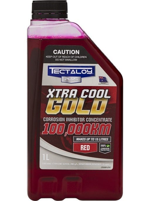 Tectaloy Xtra Cool Gold Coolant Concentrate Red 1L TEXGR1L TECTALOY - Micks Gone Bush