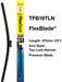Tridon Wiper Tridon FlexBlade Top Lock Narrow 475mm 19In TFB19TLN Tridon - Micks Gone Bush