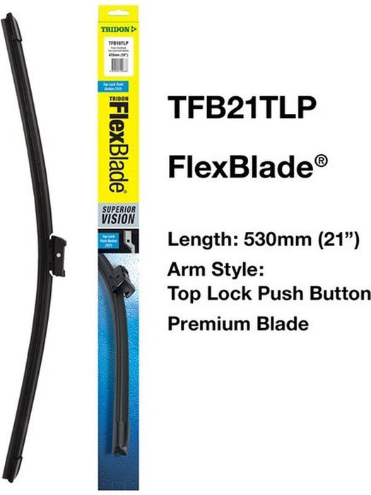 Tridon Wiper Tridon FlexBlade Top Lock Push Button 530mm 21In TFB21TLP Tridon - Micks Gone Bush
