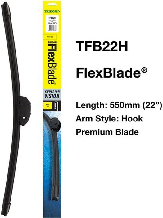 Tridon Wiper Tridon FlexBlade Hook 550mm 22In TFB22H Tridon - Micks Gone Bush
