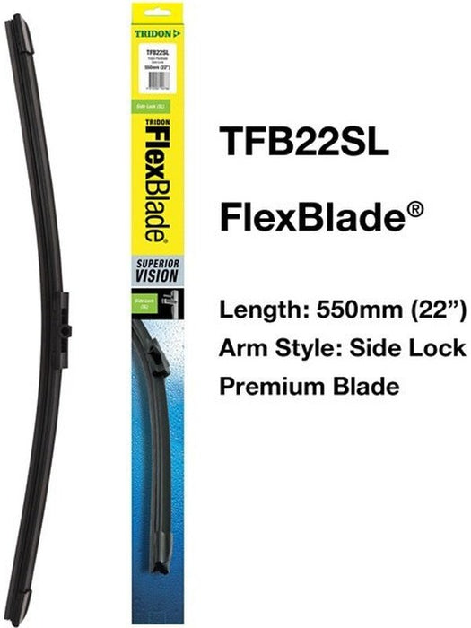 Tridon Wiper Tridon FlexBlade Side Lock 550mm 22In TFB22SL Tridon - Micks Gone Bush
