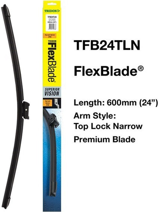Tridon Wiper Tridon FlexBlade Top Lock Narrow 600mm 24In TFB24TLN Tridon - Micks Gone Bush