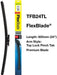 Tridon Wiper Tridon FlexBlade Top Lock Pinch Tab 600mm 24In TFB24TL Tridon - Micks Gone Bush