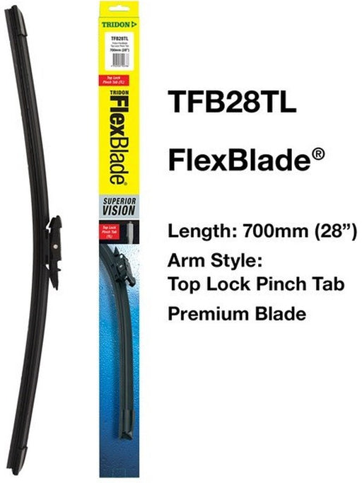 Tridon Wiper Tridon FlexBlade Top Lock Pinch Tab 700mm 28In TFB28TL Tridon - Micks Gone Bush