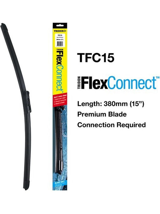 Tridon Wiper Blade Flexconnect 15In 380mm TFC15 Tridon - Micks Gone Bush