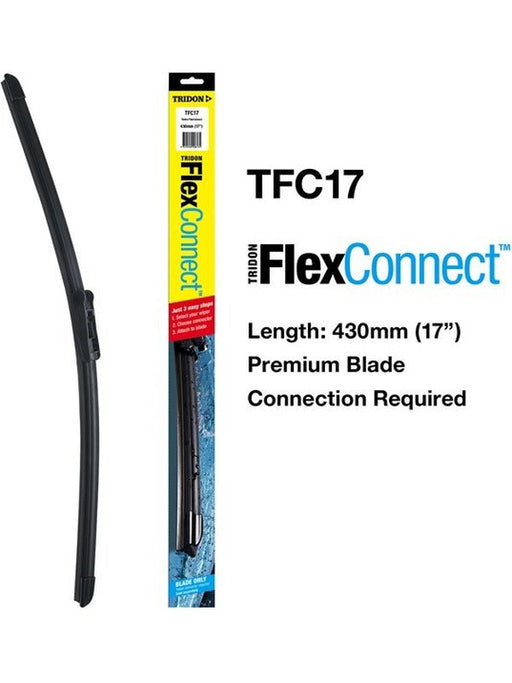 Tridon Wiper Blade Flexconnect 17In 430mm TFC17 Tridon - Micks Gone Bush