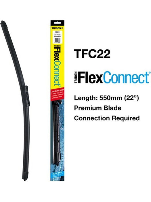 Tridon Wiper Blade Flexconnect 22In 550mm TFC22 Tridon - Micks Gone Bush