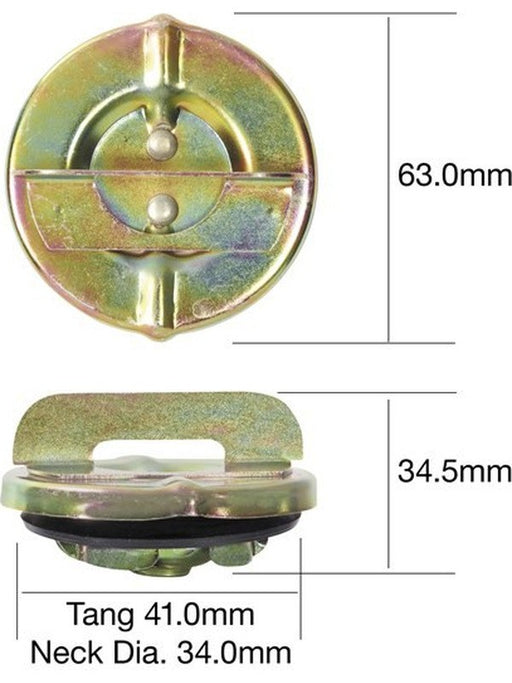 Tridon Fuel Cap Non Locking TFNL207 Tridon - Micks Gone Bush