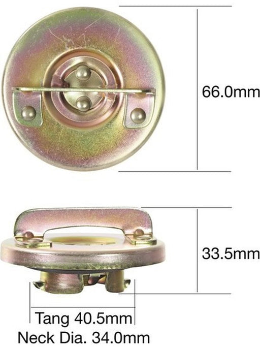 Tridon Fuel Cap Non Locking TFNL209V Fuel Tank Caps Tridon - Micks Gone Bush