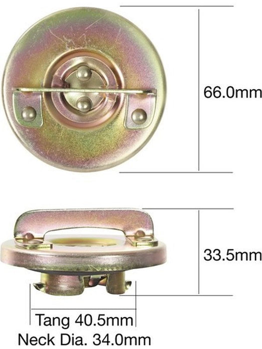 Tridon Fuel Cap Non Locking TFNL209V Fuel Tank Caps Tridon - Micks Gone Bush