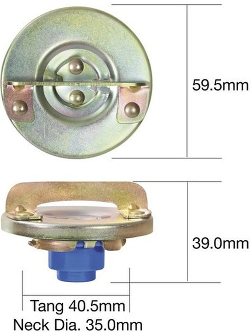 Tridon Fuel Cap Non Locking TFNL214 Tridon - Micks Gone Bush