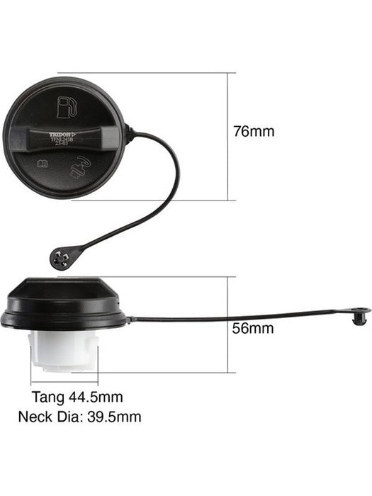Tridon Fuel Cap Non Locking TFNL243 Tridon - Micks Gone Bush