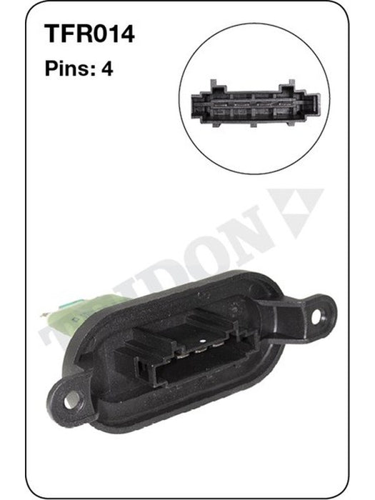 Tridon Heater Fan Resistor TFR014 Tridon - Micks Gone Bush