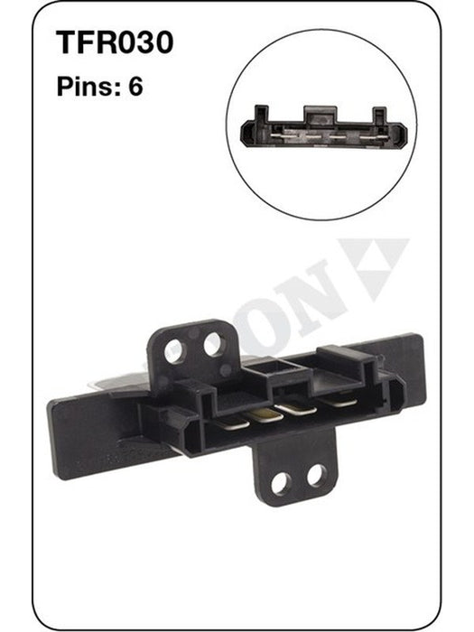 Tridon Heater Fan Resistor TFR030 Tridon - Micks Gone Bush