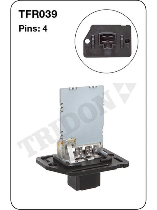 Tridon Heater Fan Resistor TFR039 Tridon - Micks Gone Bush