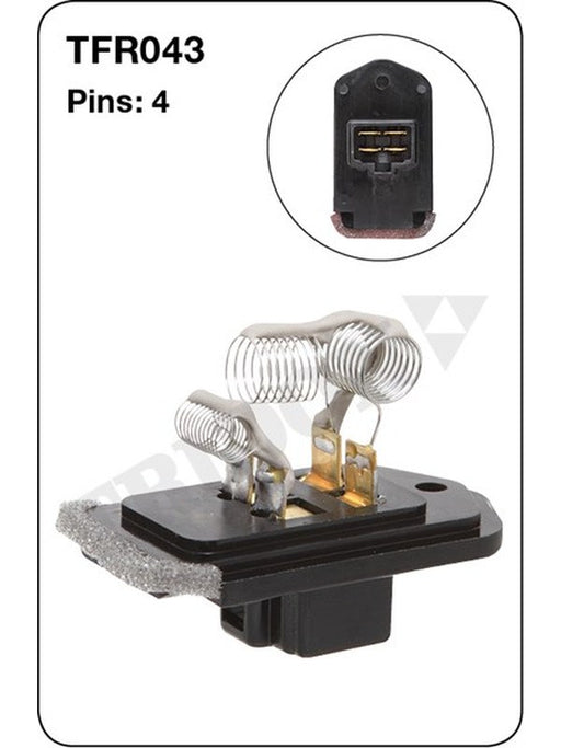 Tridon Heater Fan Resistor TFR043 Tridon - Micks Gone Bush