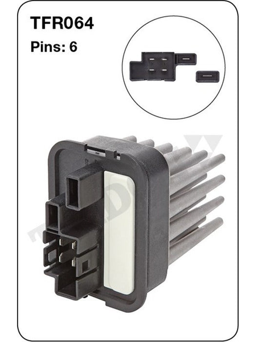 Tridon Heater Fan Resistor TFR064 Tridon - Micks Gone Bush