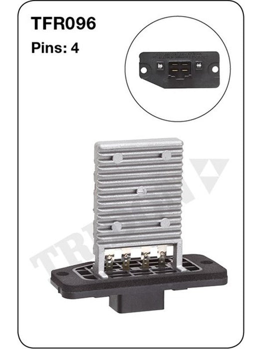 Tridon Heater Fan Resistor TFR096 Tridon - Micks Gone Bush