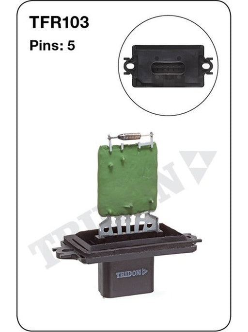 Tridon Heater Fan Resistor TFR103 Tridon - Micks Gone Bush
