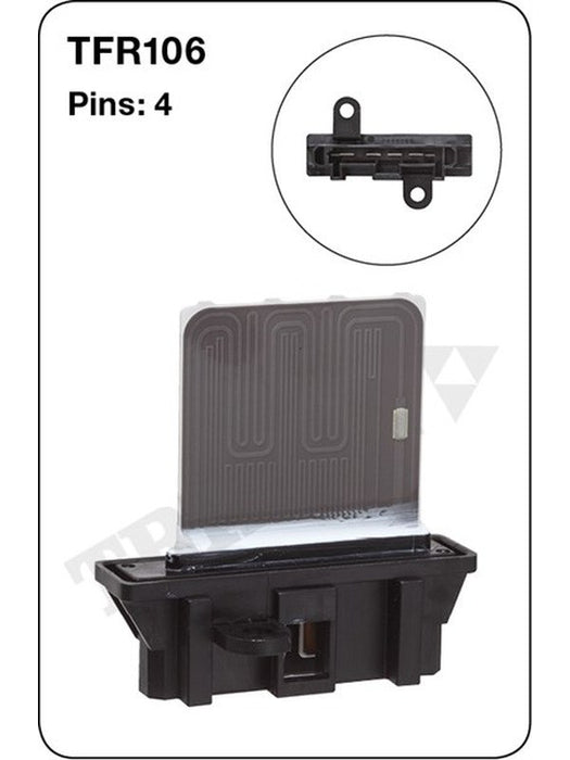 Tridon Heater Fan Resistor TFR106 Tridon - Micks Gone Bush