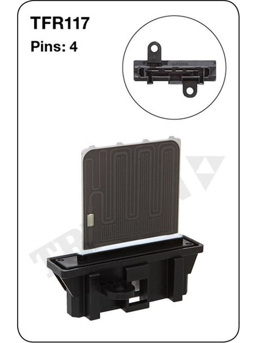 Tridon Heater Fan Resistor TFR117 Tridon - Micks Gone Bush