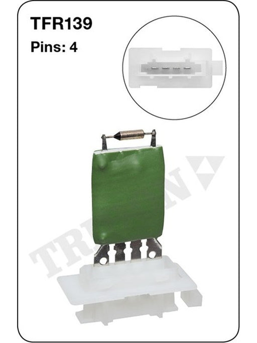 Tridon Heater Fan Resistor TFR139 Tridon - Micks Gone Bush