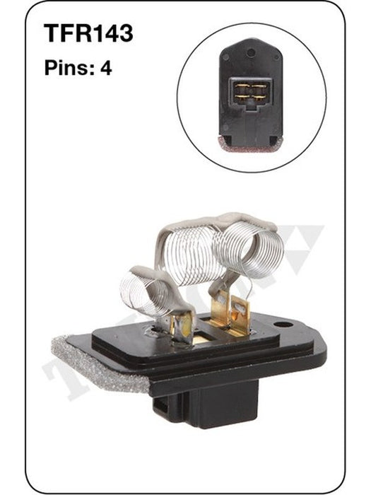 Tridon Heater Fan Resistor TFR143 Tridon - Micks Gone Bush